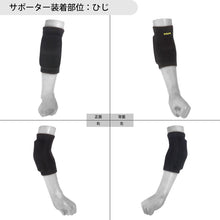 【2個セット】エルボーパッド 肘サポーター 12mm厚パッド 日本製 #737 イメージ6