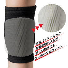 【PFUブルーキャッツ所属選手使用】バレーボール フレキシブルニーパッド 膝サポーター 28mm厚パッド 1個入 日本製 #867 イメージ5