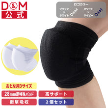 【PFUブルーキャッツ所属選手使用】【2個セット】 フレキシブルニーパッド 膝サポーター 28mm厚パッド 日本製 #867 イメージ1