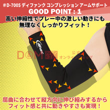 difunc ディファンク バレーボール用 コンプレッション アームサポート アームカバー 両腕/1ペア入 日本製 #D-7005 イメージ4