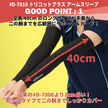 【PFUブルーキャッツ所属選手使用】difunc ディファンク トリコットアームスリーブ バレーボール用 アームカバー 両腕/1ペア入 日本製 #D-7010 イメージ3