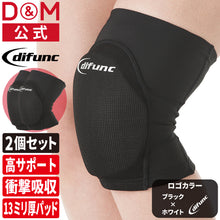 【2個セット】difunc ディファンク トリコットニーパッド 膝サポーター 13mm厚ワイドパッド 日本製 #D-819 イメージ1