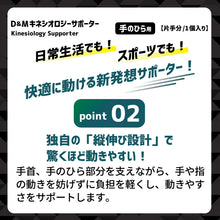 ATHMD アスメディ キネシオロジーサポーター 手のひら用 左右兼用 1個入 #114572 日本製 イメージ4
