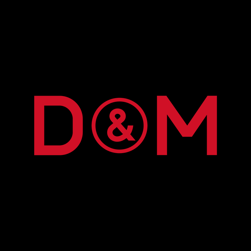 D&M logo