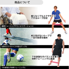 THERABAND セラバンド ループ ブリスターパック 円周90cm 強度レベル-1 イエロー #TLB-1 イメージ5