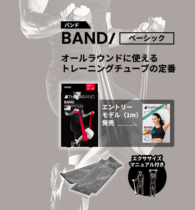 Band オールラウンドに使えるトレーニングチューブの定番