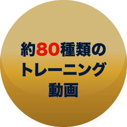 13カテゴリー約80種類のトレーニングメニュー