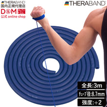 THERABAND セラバンド セラチューブ ブリスターパック 長さ3m 強度レベル+2 ブルー #TTB-14 イメージ1