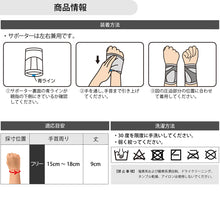 ATHMD アスメディ サポーター レベル3 ちゃんとしめる スリーブタイプ 手首用 日本製 1枚入 #108311 イメージ7