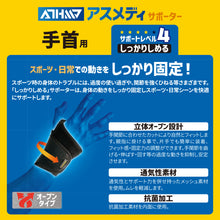 ATHMD アスメディ サポーター レベル4 しっかりしめるオープンタイプ 手首用 日本製 1個入 #108618 イメージ3