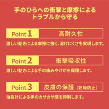 バレーボール 手のひら 手のひらサポーター 1個入 日本製 #111830 イメージ2