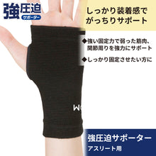強圧迫サポーター 手のひらサポーター 日本製  1個入 #332 イメージ5