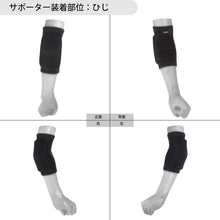 【2個セット】エルボーパッド 肘サポーター 12mm厚パッド 日本製 #737 イメージ8
