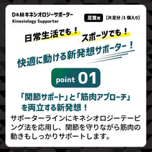 ATHMD アスメディ キネシオロジーサポーター 足首用 左右兼用 1個入 #114633 #114640 日本製 イメージ3