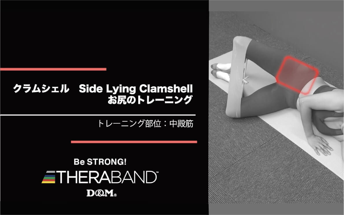 クラムシェル/中殿筋/Side Lying Clamshell