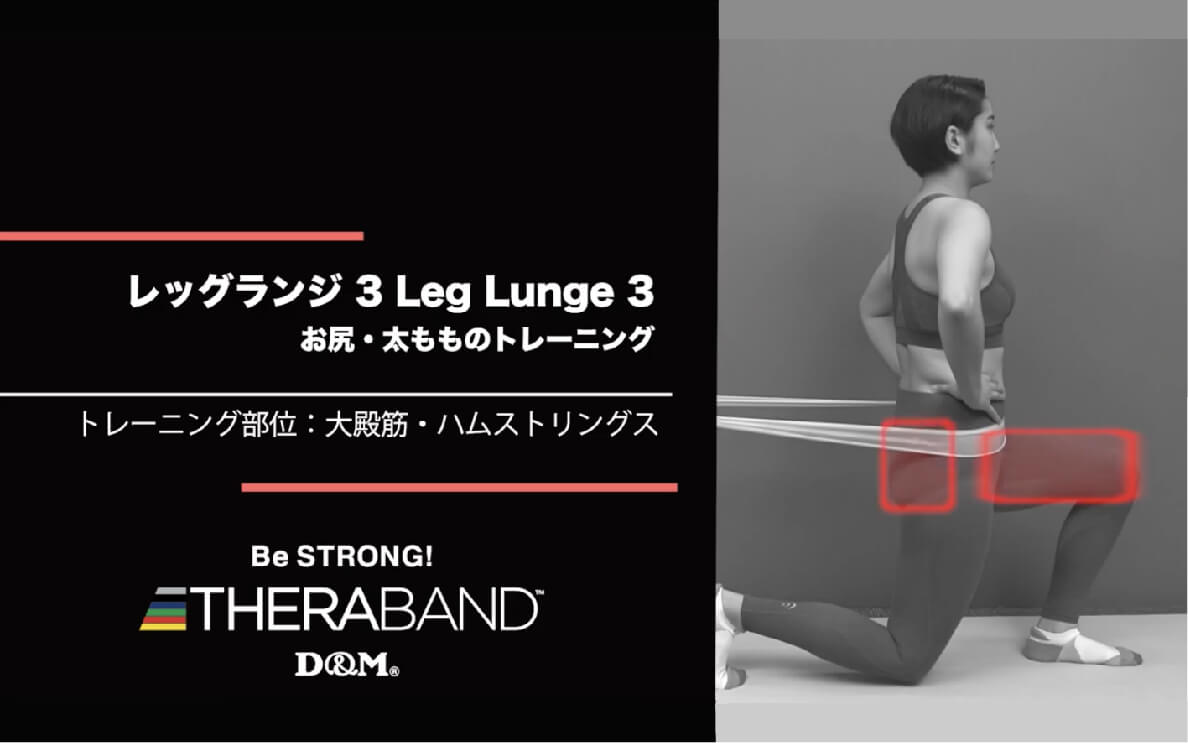 レッグランジ 3/大殿筋・ハムストリングス/Leg Lunge 3