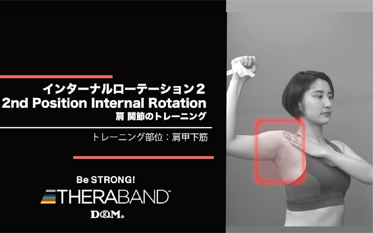 インターナルローテーション 2/肩甲下筋/2nd Position Internal Rotation