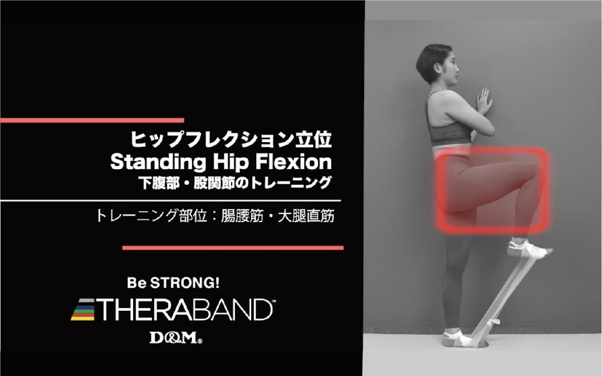 ヒップフレクション立位/腸腰筋・大腿直筋/Standing Hip Flexion