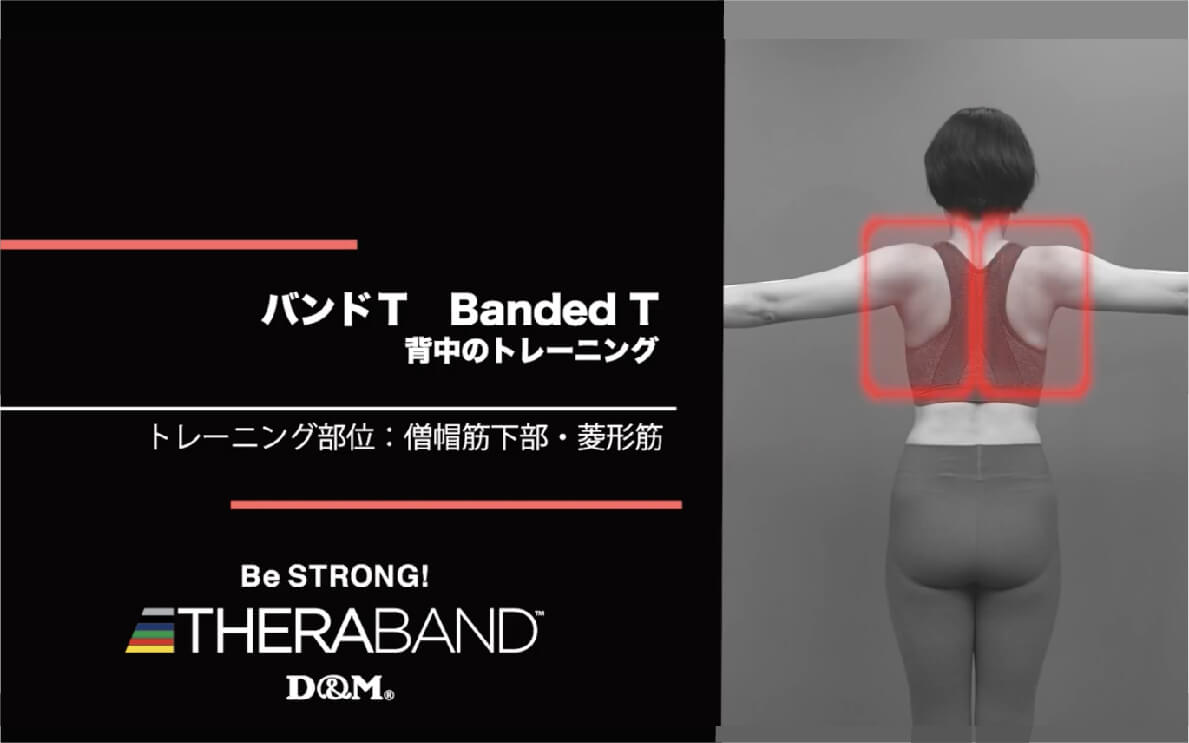 バンドＴ/僧帽筋下部・菱形筋/Banded T