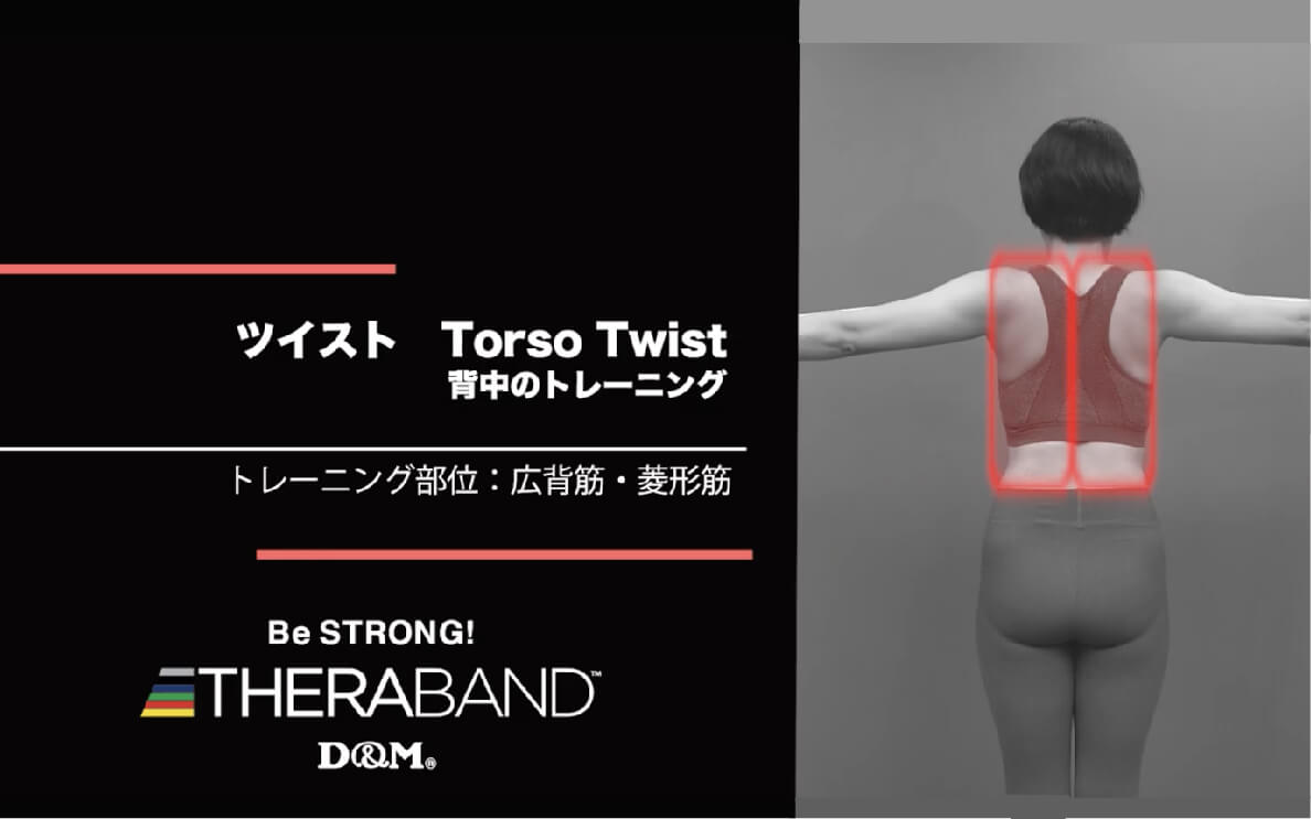 ツイスト/広背筋・菱形筋/Torso Twist