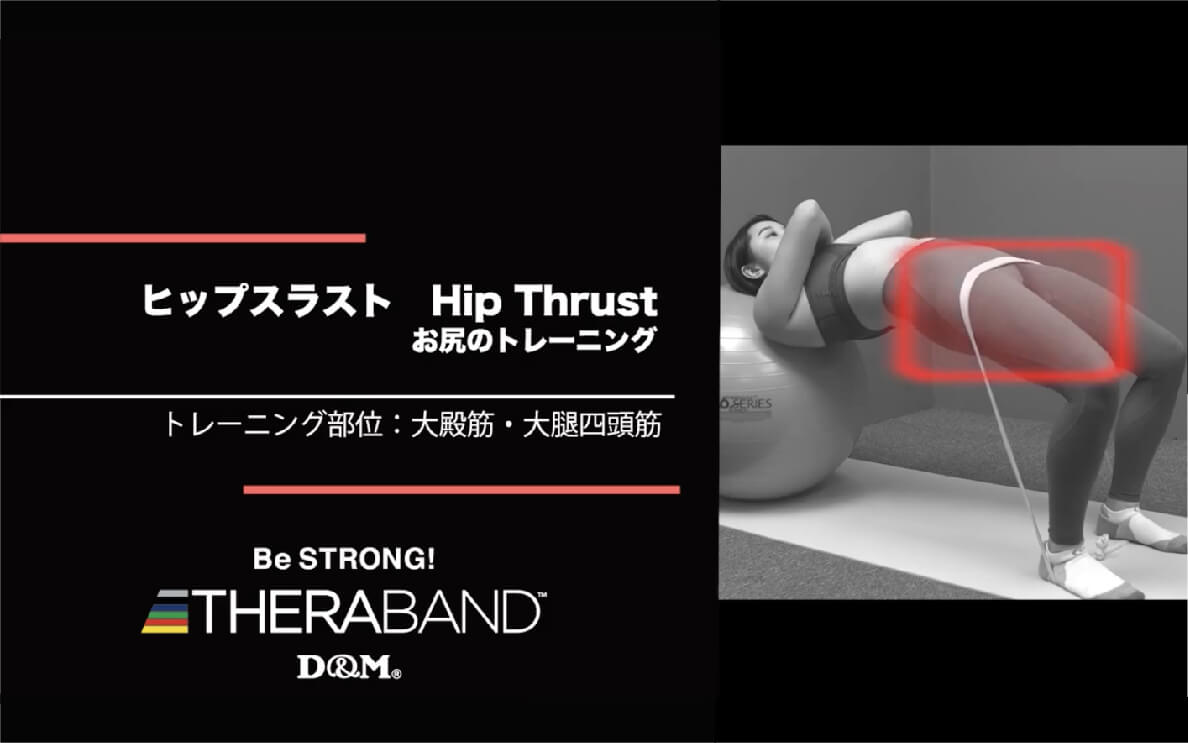 ヒップスラスト/大殿筋・大腿四頭筋/Hip Thrust
