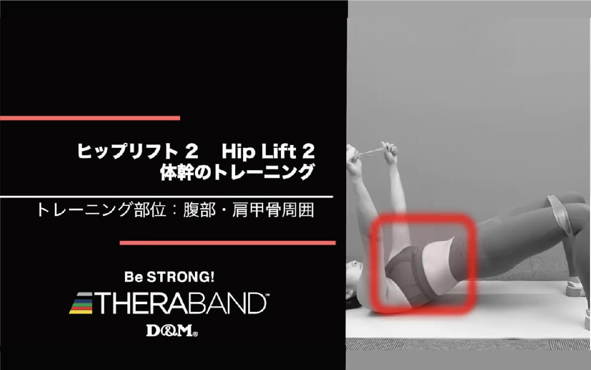 ヒップリフト 2/腹部・肩甲骨周囲/ Hip Lift 2