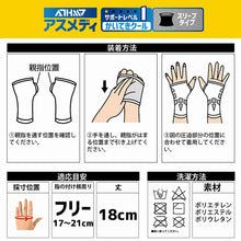 ATHMD アスメディ サポーター レベル1 かいてきクール スリーブタイプ 手のひら用 日本製 1枚入 #109301 イメージ8