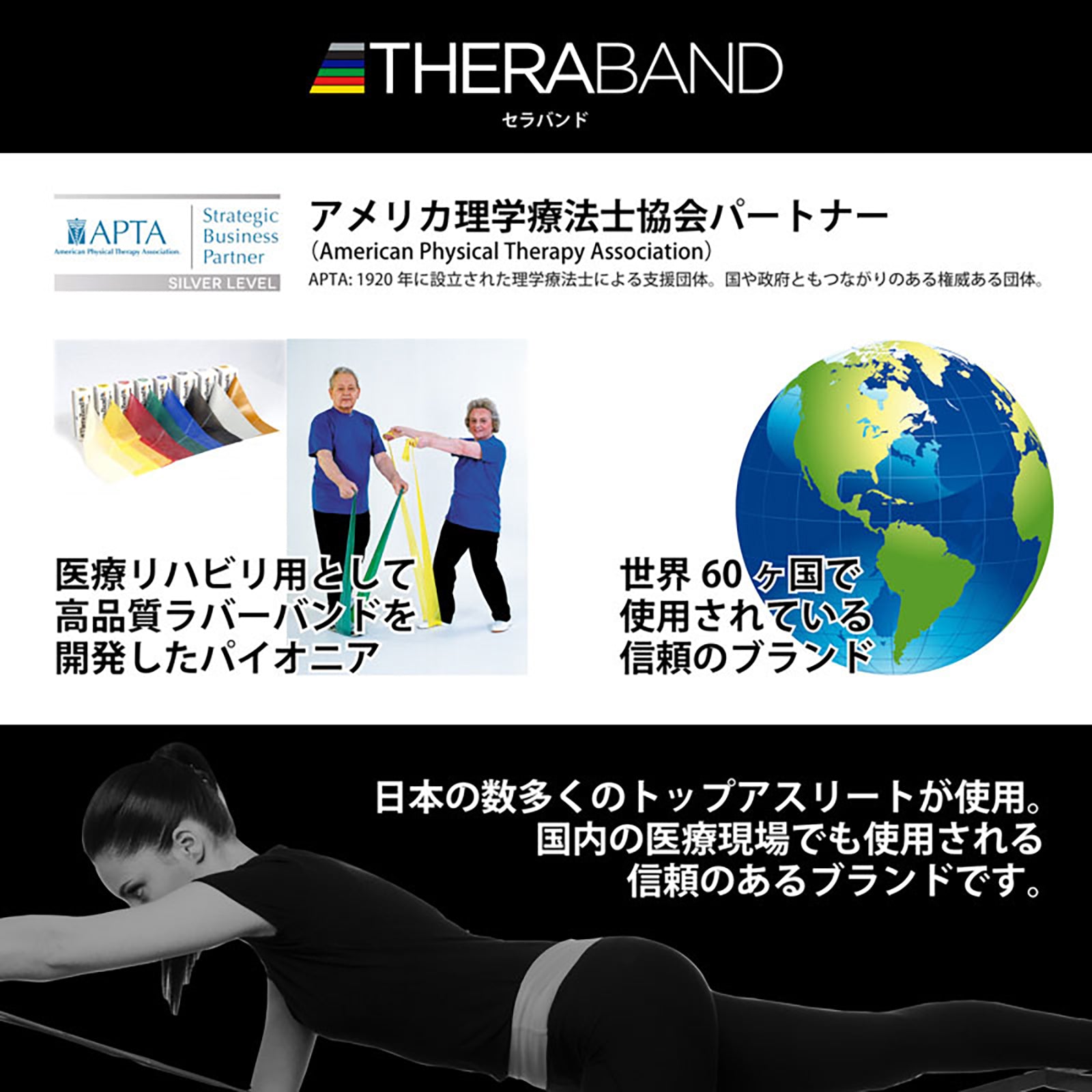 THERABAND セラバンド 長さ45m/50ヤード 強度レベル-2 タン #TB-050